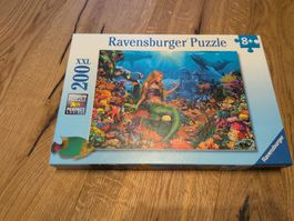 Ravensburger Puzzle Meerjungfrau 200 Teile XXL neuwertig