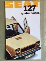 SEAT (Fiat) 127 4-Türer Prospekt von 1973 catalogue dépliant