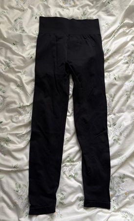 Schwarze Sport Leggings, Grösse XS/S