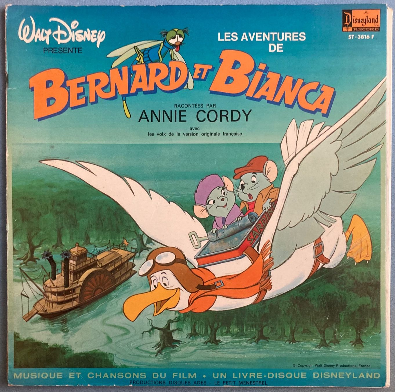 Dischi in vinile: ANNIE CORDY - LES AVENTURES DE BERNARD ET BIANCA – Usato da Poliez-Pittet venduto da Newtown-Records