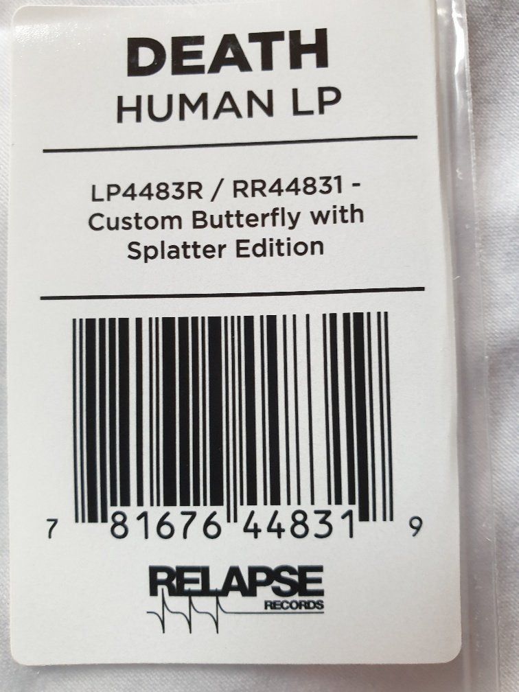 Schallplatten: Death – Human - Vergriffen! – Neu und originalverpackt aus Brittnau von Zibu 3