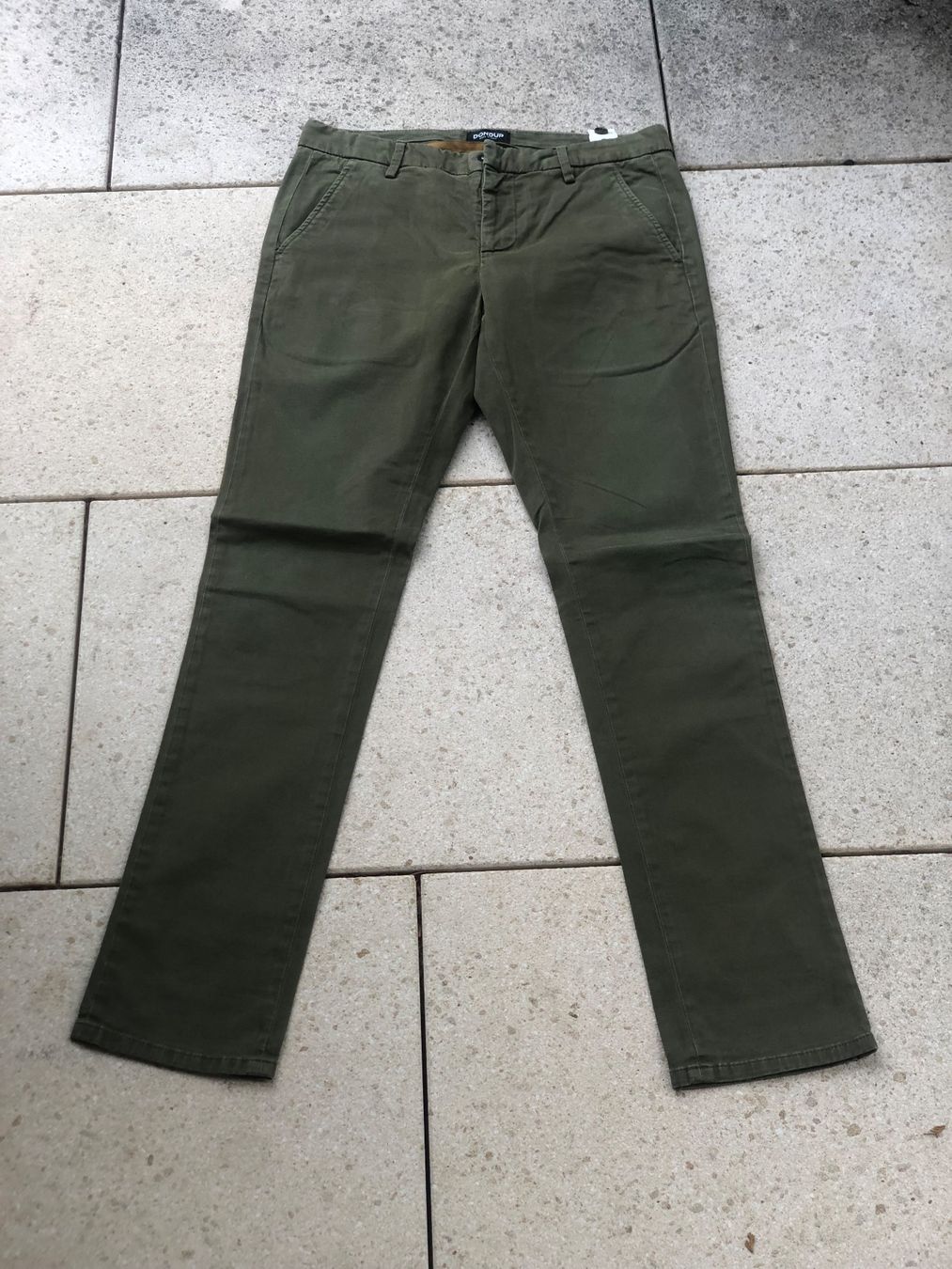Dondup Pantaloni: Green Cotton Dondup chino – Usato da Lausanne venduto da jul_jpm7