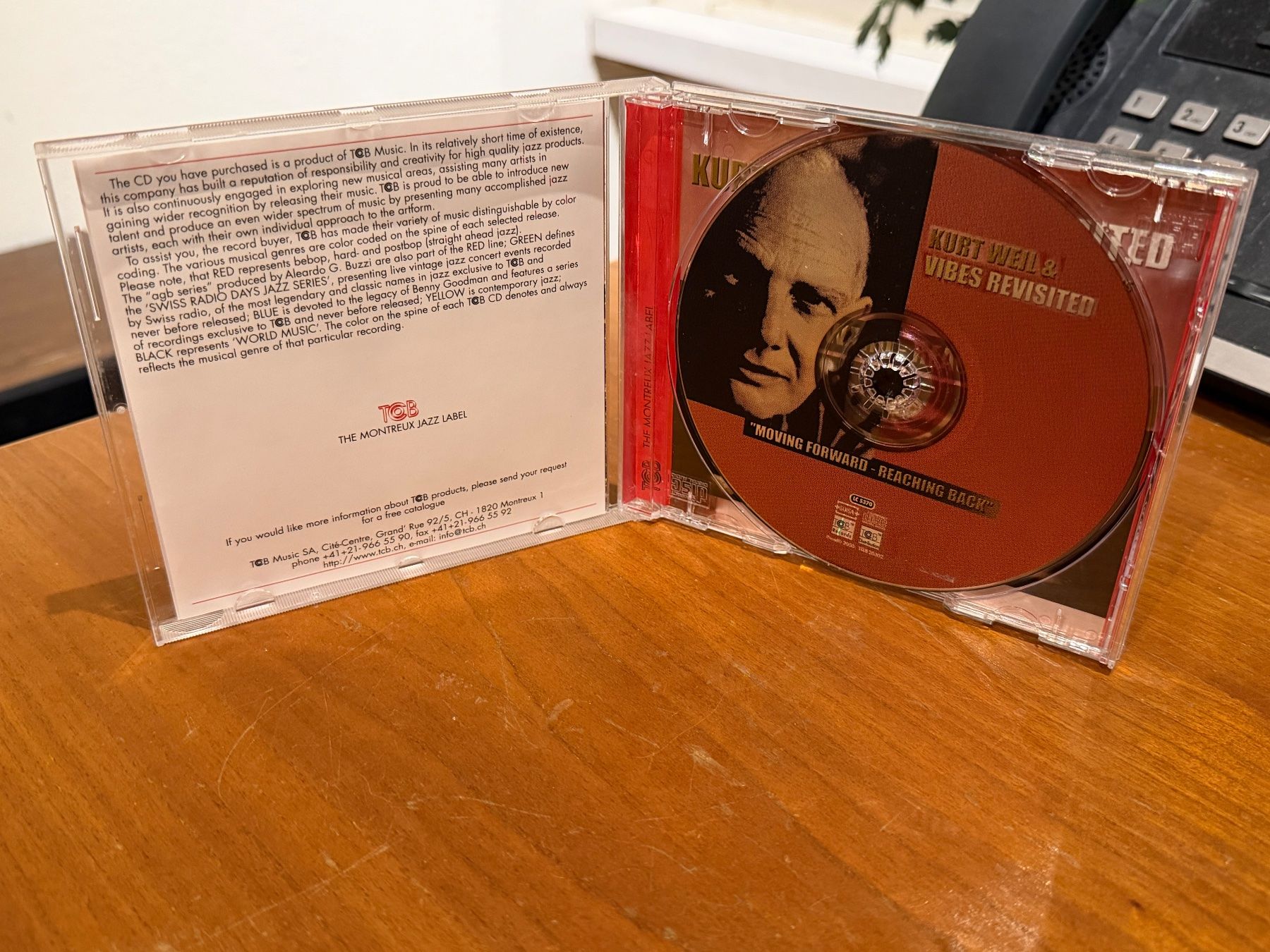 CD: Kurt Weil & Vibes Revisited - Moving Forward - KA02CS – Usato da Küsnacht ZH venduto da JazzRecords 2
