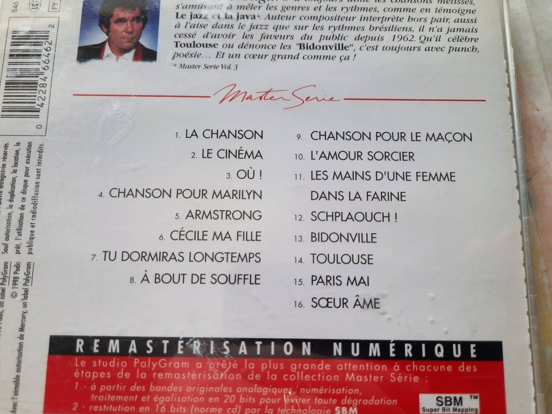 CD: Cd Claude Nougaro - Master série Volume 2 – Usato da Pully venduto da bro_n52j 2