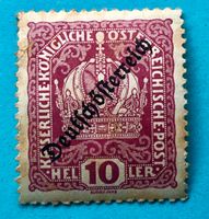 Briefmarken aus Österreich Aufdruck "Deutschösterreich"  