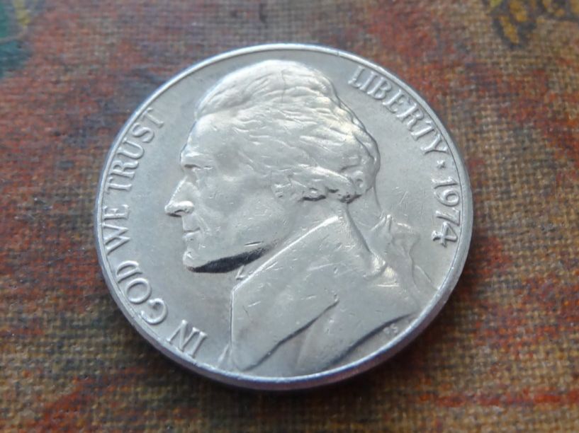 Tutti le monete: USA 5 Cents 1974 – Usato da Romanel-sur-Lausanne venduto da Swift13