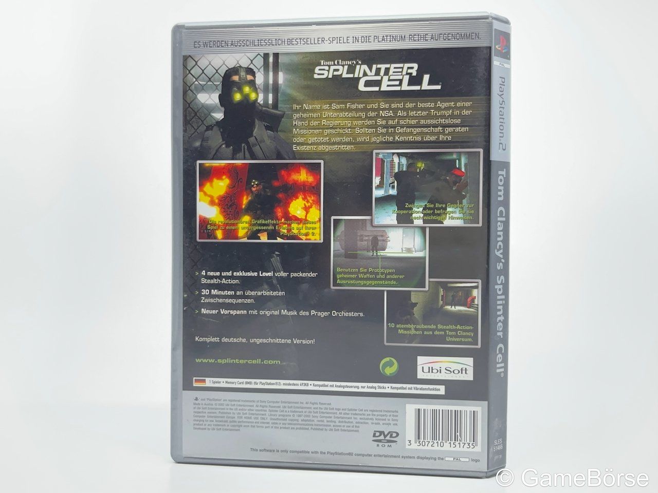 Sony Giochi: PS2 Tom Clancy's Splinter Cell – Usato da Stettfurt venduto da GameBoerse 1