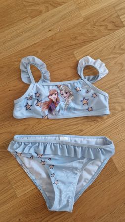 Bikini Elsa Anna von Frozen Grösse 122/128 guter Zustand