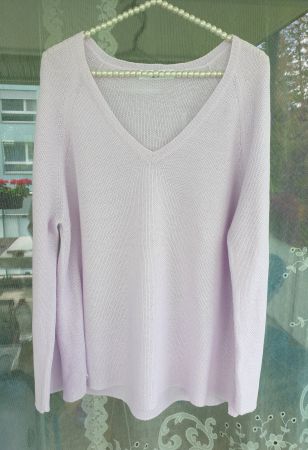 Leinen-Pullover AMINA RUBINACCI,CH-Gr.42,neuwertig,120 Fr.