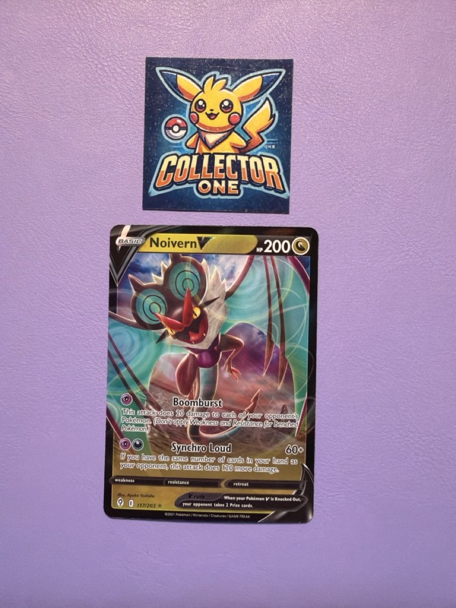 Pokémon Carte collezionabili: Pokemon Noivern V Fullart Evolving Skies 2021 – Nuovo (secondo la descrizione) da Lommiswil venduto da CollectorOne