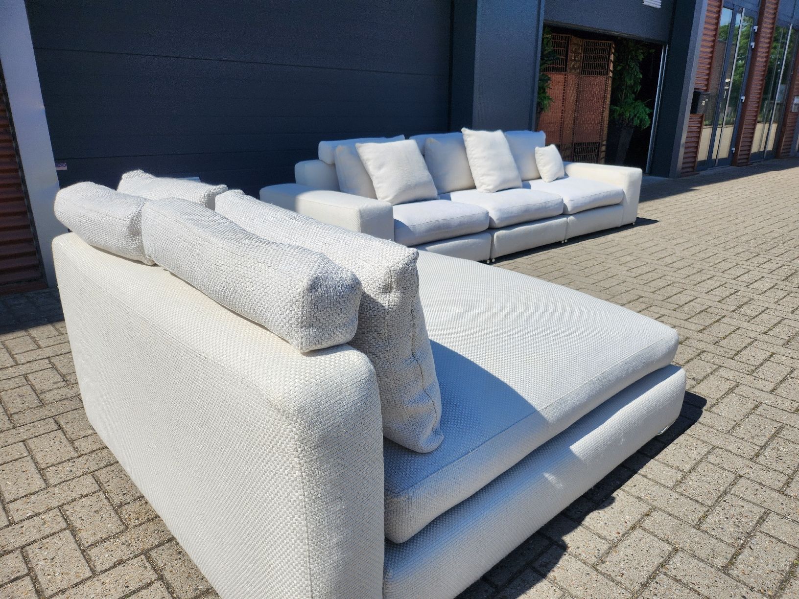 Minotti Divani: Minotti – Jagger 3-Sitzer-Sofa & Lounge-Modul – Usato da Gelderland venduto da HermsenDesign 3