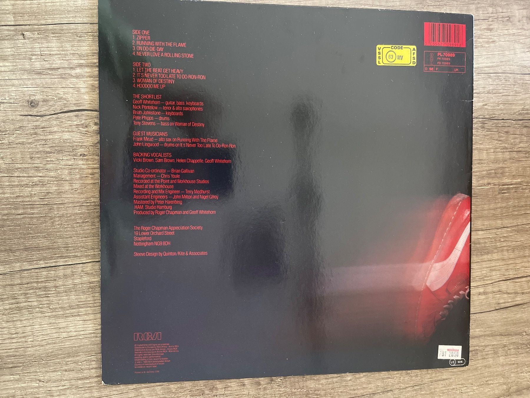 Vinyles: A684/Roger Chapman - Zipper – D'occasion à Frutigen par Philippe_jsp 1