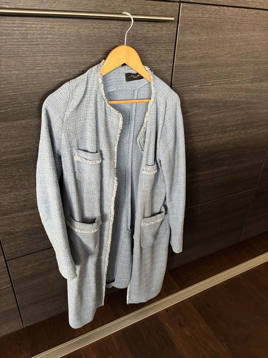 Giacche: Max Mara Weekend Übergangsjacke Gr. 38 Hellblau Top! – Usato da Teufen AR venduto da Verena1991