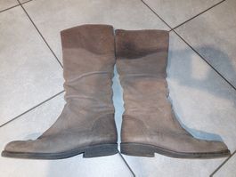 Joop! Wildlederstiefel, grau-braun, Grösse 37,5, Top Herbst!