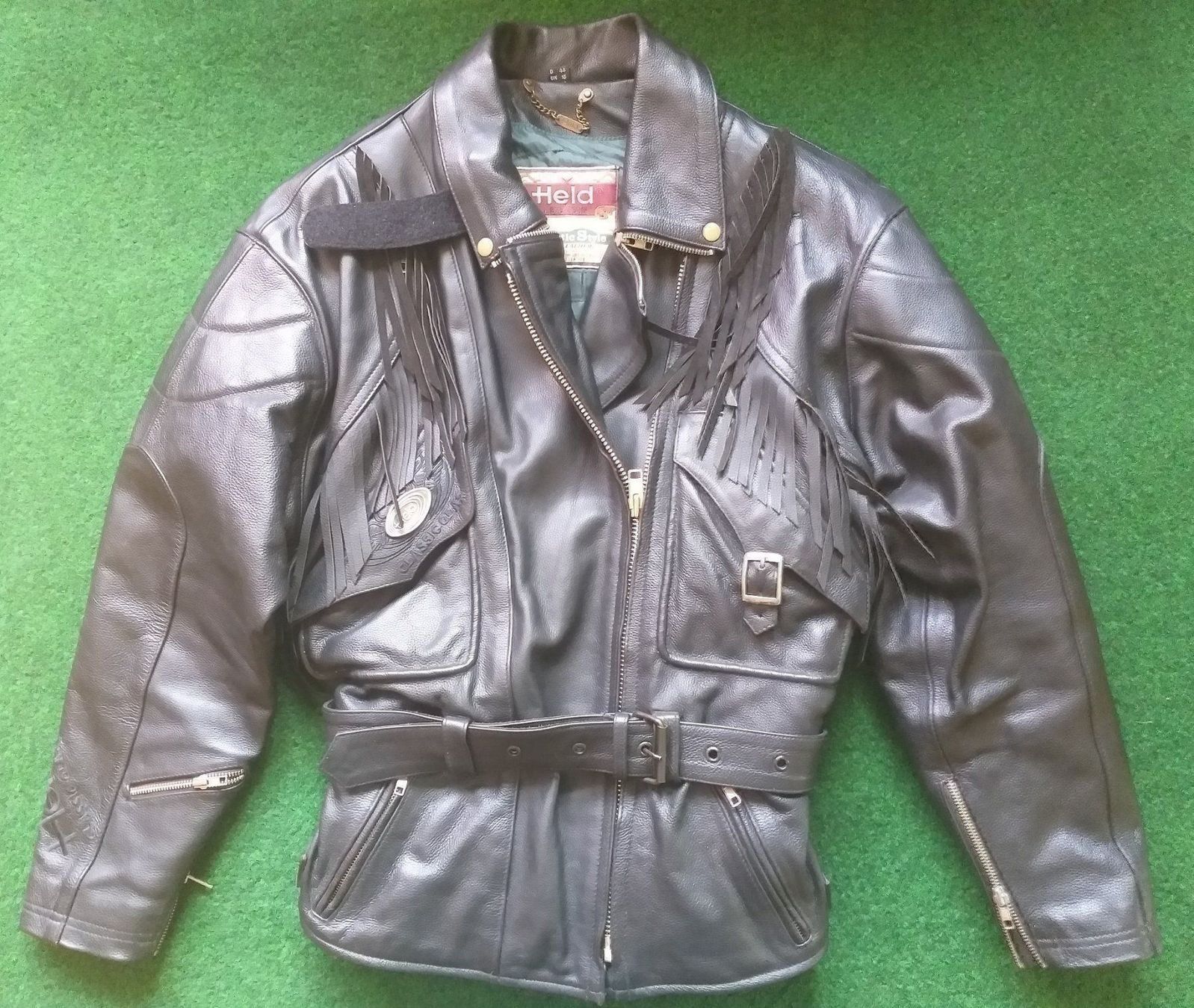 Giacche: Motorrad Lederjacke Held mit Fransen – Nuovo (secondo la descrizione) da Herbetswil venduto da Keltka9 1