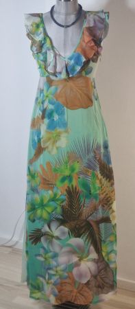 XS 34 MAXIKLEID SOMMERKLEID für GROSSE SIE ab 170cm