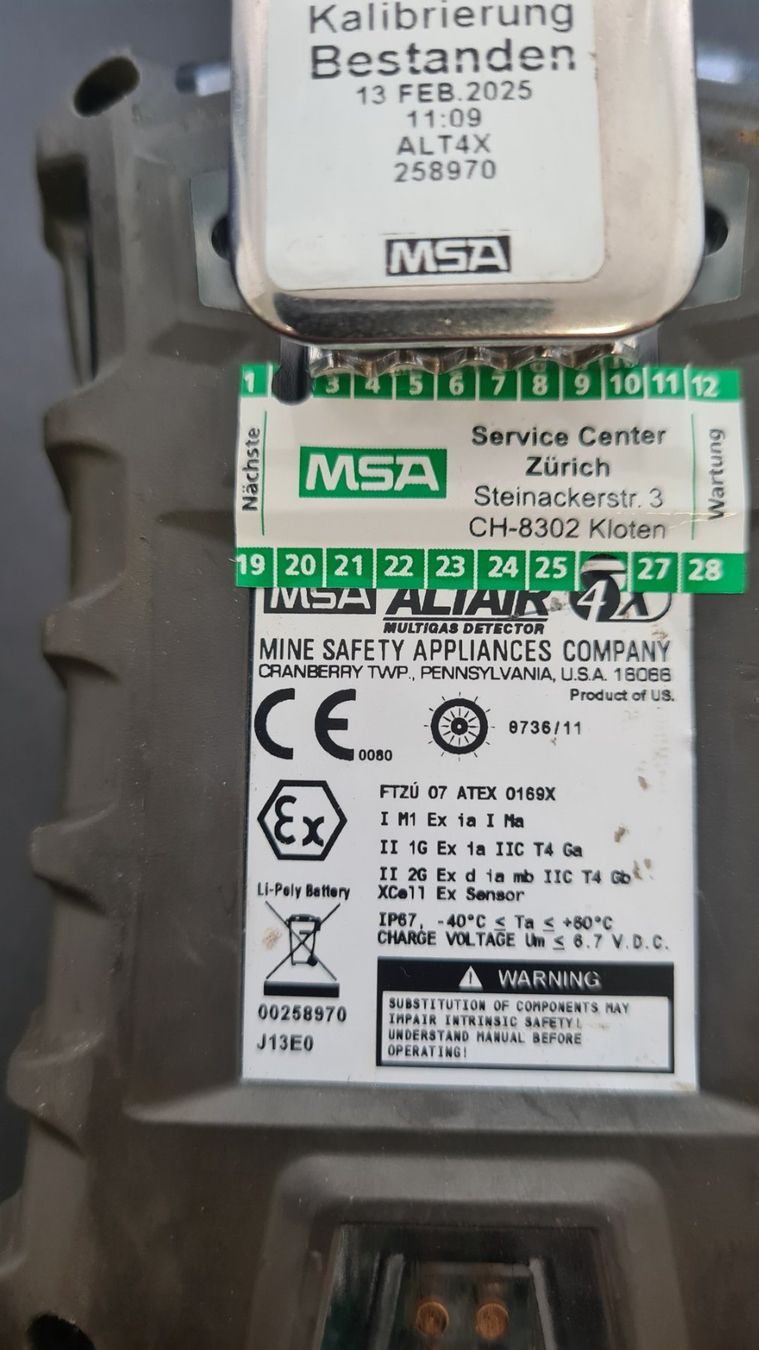 Misurare: Gas Dedektor Multi-Messgeräte ALTAIR 4X – Usato da Niederbipp venduto da har_6q58 4