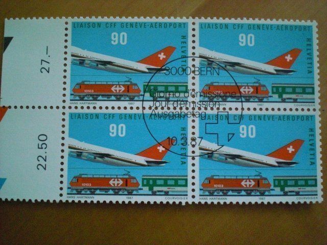 Tutti i francobolli: Briefmarke Swissair - SBB – Nuovo e nell'imballaggio originale da Adliswil venduto da jauense