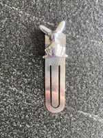 Buchzeichen Hase Metall