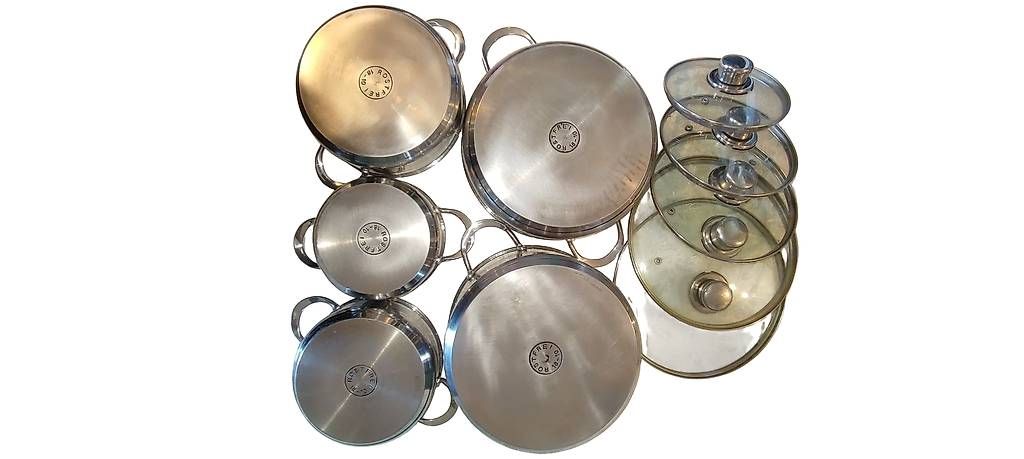 Casseroles: Set de Casseroles avec couvercle  – D'occasion à Genf par AdiOs2 1