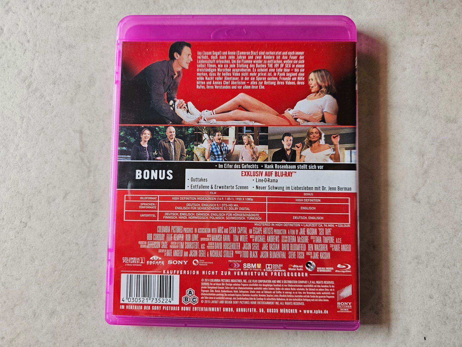 Tutti i DVDs: Sex Tape  /  Bluray – Usato da Schneisingen venduto da backstore24 1