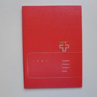 1987: Jahresbuch mit ET-Halbmond-Stempel komplett!