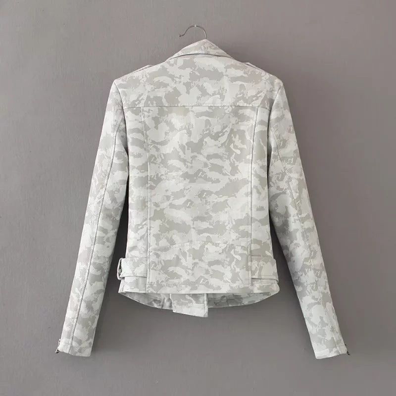 Giacche: Stylische Camouflage Kunst-Lederjacke Gr. S – Nuovo (secondo la descrizione) da Bassersdorf venduto da Sandy456 1