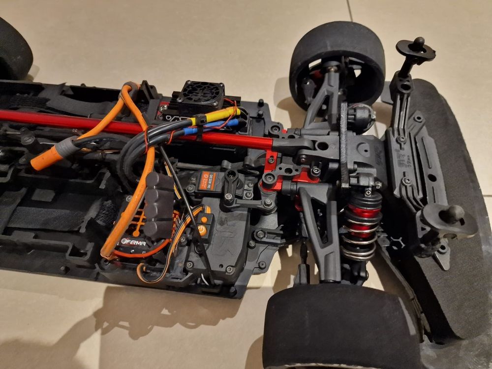 Grille Avant Avec Lumières Pour Voiture RC Arrma Infraction 6S - Modèle INFGRILL - Gris