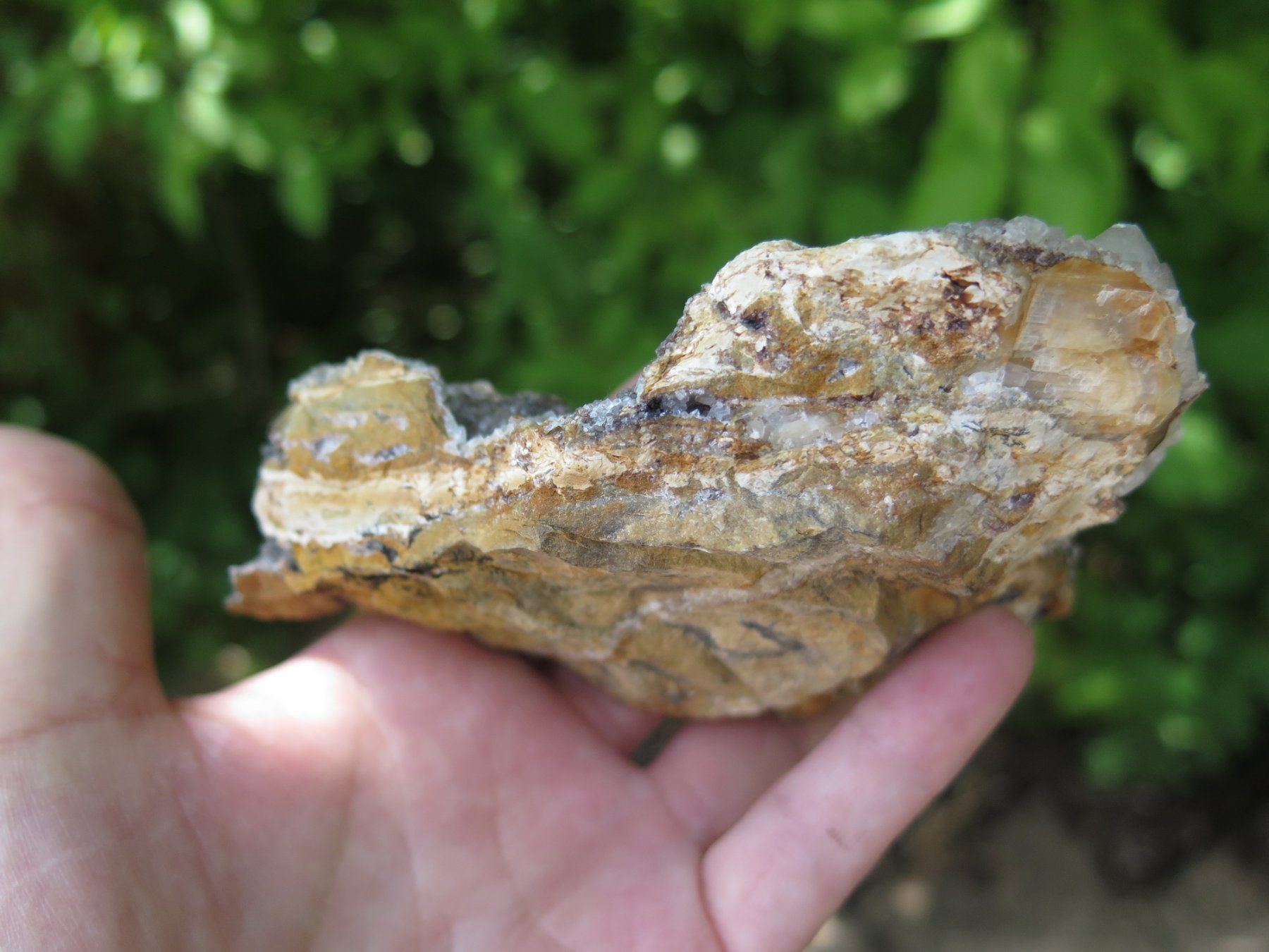 Mineralien & Heilsteine: rötlicher Calcit von Sauerland ca. 261 gr. – Gebraucht aus Schaffhausen von Yamakana51L8736OQ8 6