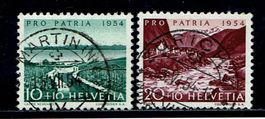Pro Patria B67+B68 Vollstempel St-Martin+Zürich 31