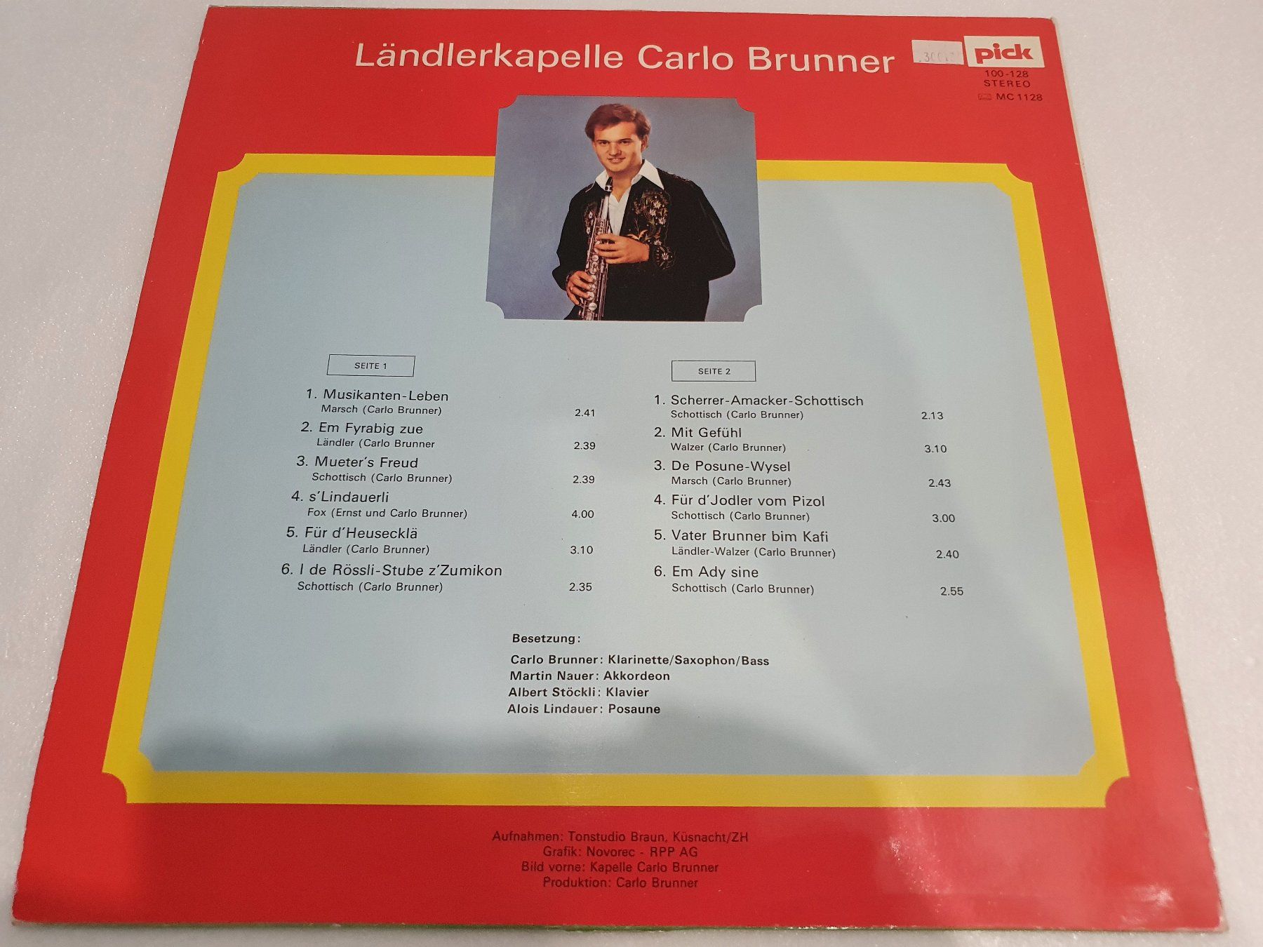 Dischi in vinile: Ländlerkapelle Carlo Brunner – Usato da Uster venduto da Vinyl-Leidenschaft 1