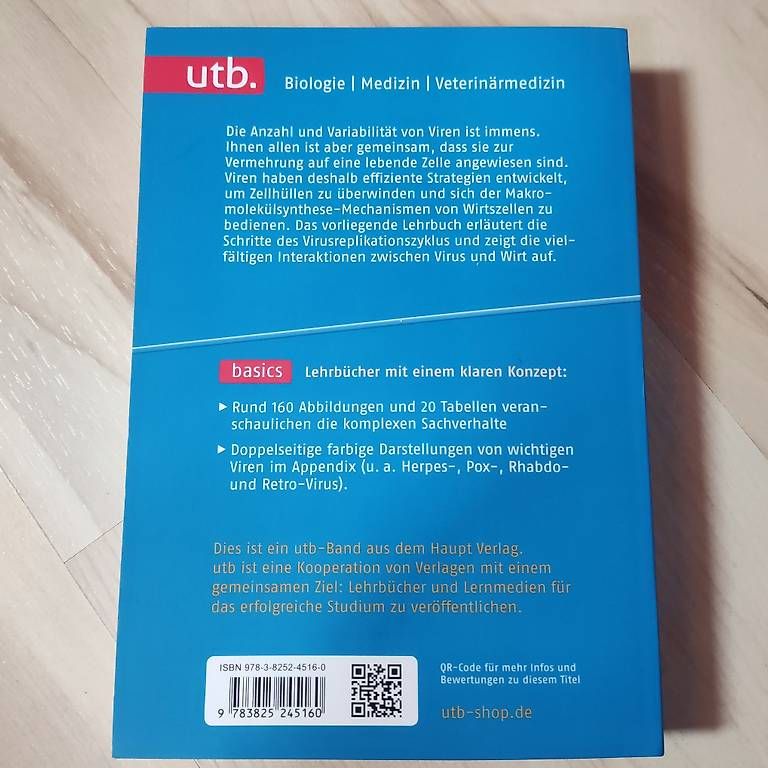 Libri: Allgemeine Virologie – Usato da Dallenwil venduto da kae_m57s 1