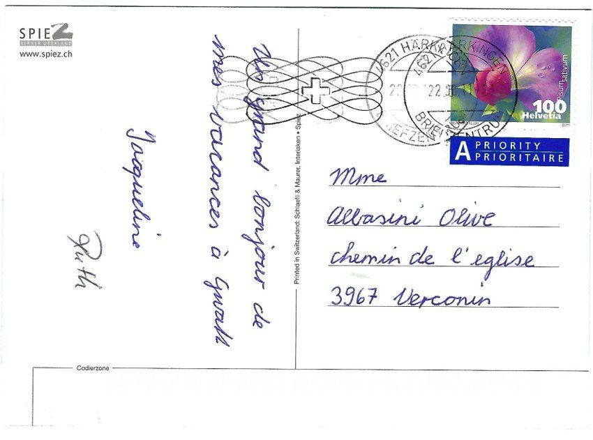 Cartes postales: AK Spiez Berner Oberland CH – D'occasion à Rheinfelden par wil_m7gh 1