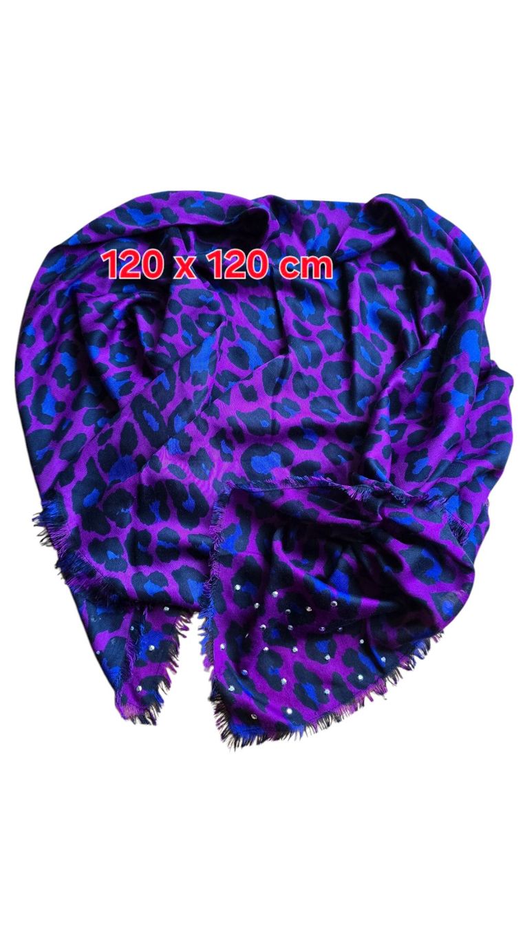 Foulard & Sciarpe: Zwei Foulard Leo-Muster – Usato da Meggen venduto da everydaysale 1