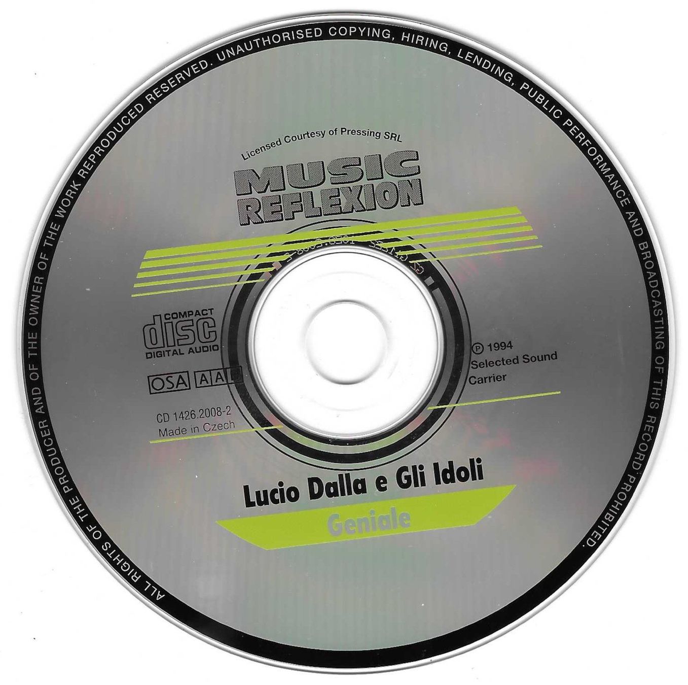CD: LUCIO DALLA E GLI IDOLI  -  GENIALE – Usato da Bex venduto da Giorgiob 2