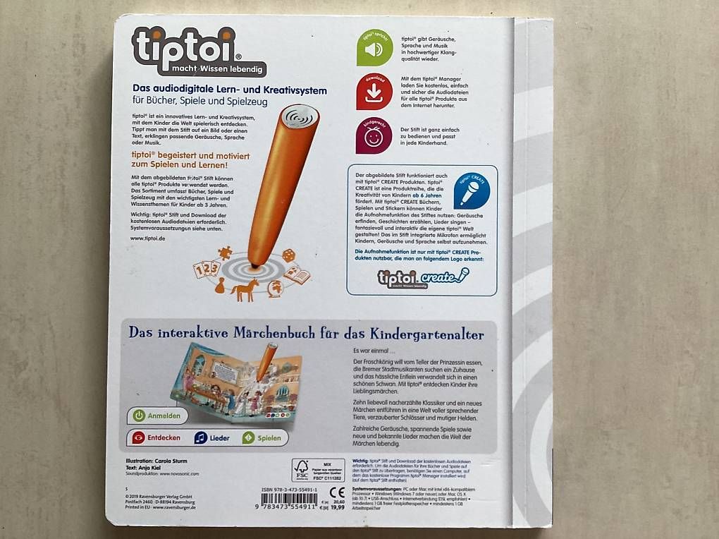 Libri: Tiptoi Mein schönsten Märchen – Usato da Prangins venduto da ann_5ngr 1