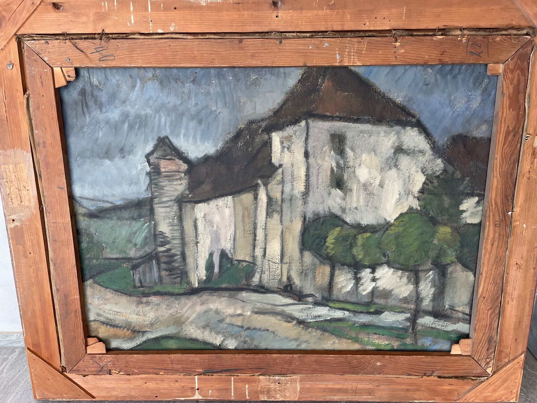 Dipinti: Ehinger Robert - Blumenstilleben - 112 x 90 cm - sign./dat.! – Usato da Fidaz venduto da Montifino 2