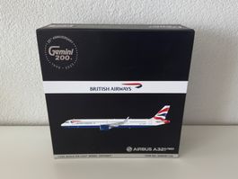 Gemini Jets 200 Airbus A321neo British Airways G2BAW1128