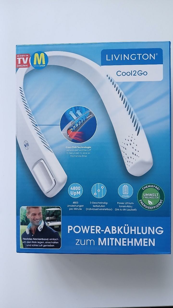 Livington Ventilateurs: Cool2Go Livington Nackenkühler Gesichtsventilator Ventilator – Neuf avec emballage d'origine à Mauensee par toyoveilside