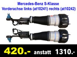 🔴  1 Paar Luftfederbeinstützen MERCEDES Vorderachse /237X