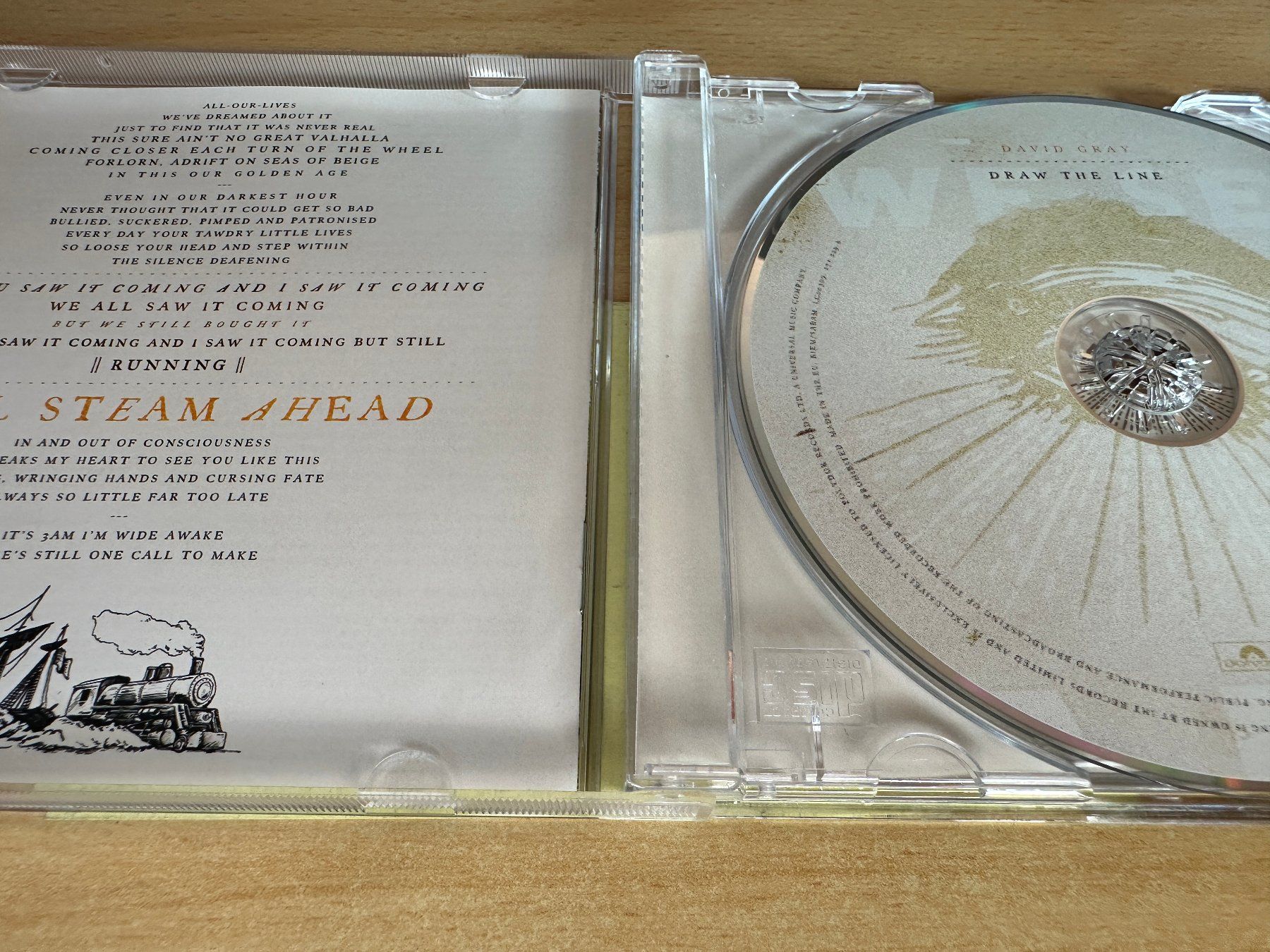 CD: David Gray – Draw The Line – Usato da Rikon im Tösstal venduto da Alpenmutz 2