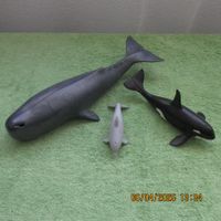 3er Set Meerestiere, Wal, Delfin, Orca, Playmobil