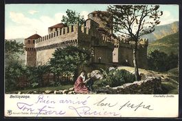Bellinzona, Blick auf das Castello Svitt