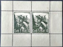 Soldatenmarke 2.WK, Gebirgs Schützen Bat 10, Wi Inf 126-3
