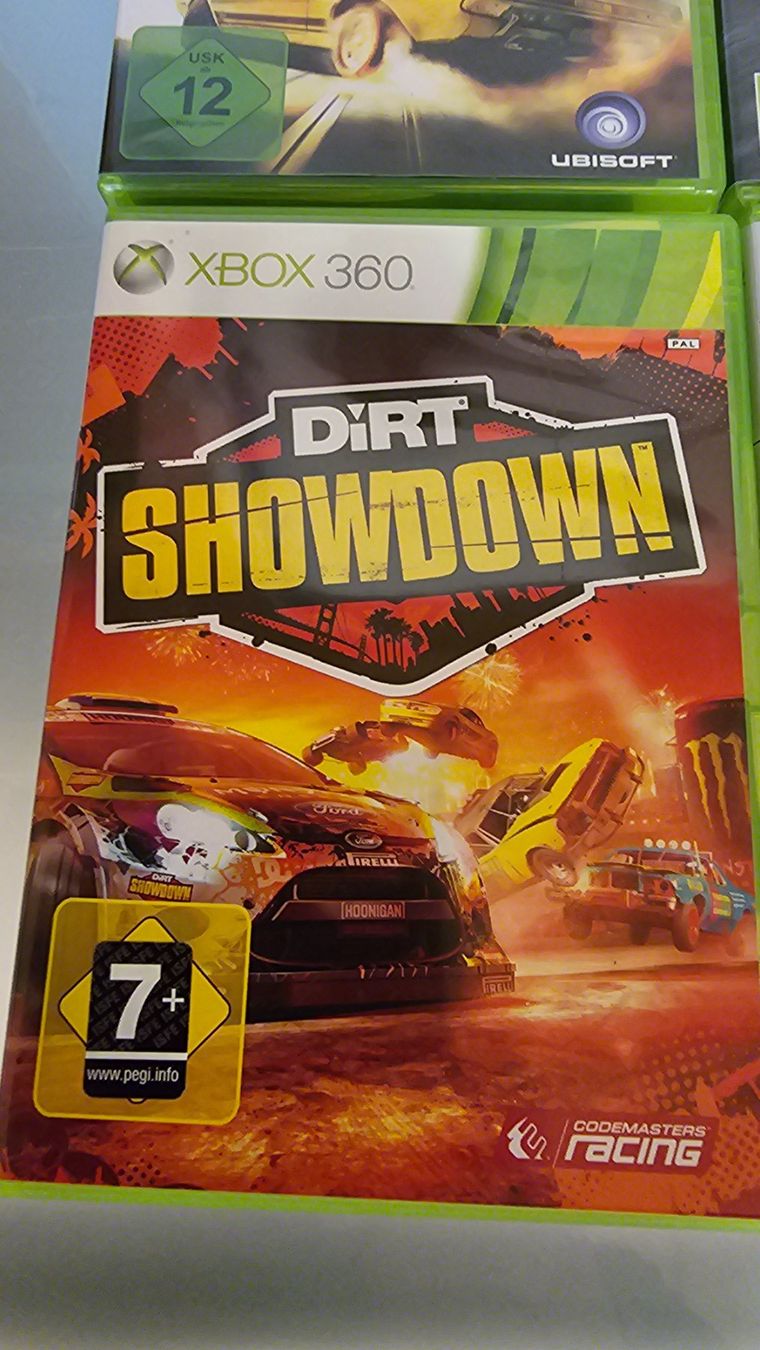 Spiele: 4 Xbox Rennspiele Driver Grid 2 Dirt Showdown Need for Speed – Gebraucht aus Koppigen von Kellerfundsachen 3