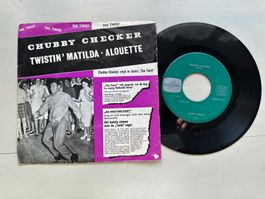 CHUBBY CHECKER rare Kult Single Twistin' Matilda 1962 Hollan