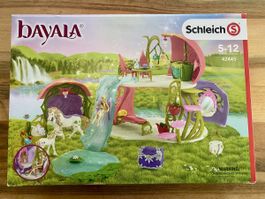 Schleich Bayala 42445 Glitzerndes Blütenschloss m Einhörnern