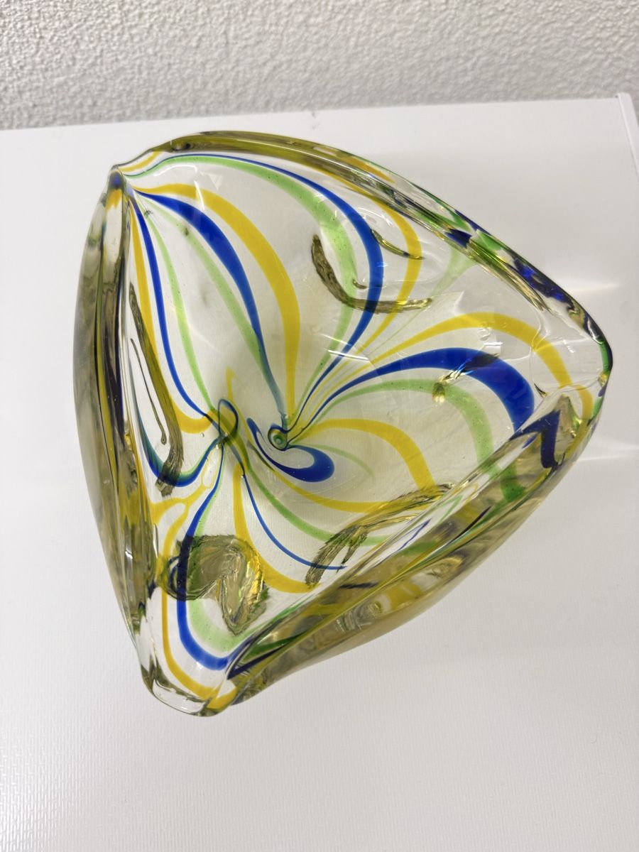 Murano Aschenbecher: Glass Schale Murano Aschenbecher  – Gebraucht aus Goldach von Messerguru 1