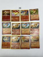 Pokémon Karten Set Ponyta Rapidash Konvolut 12 Stück