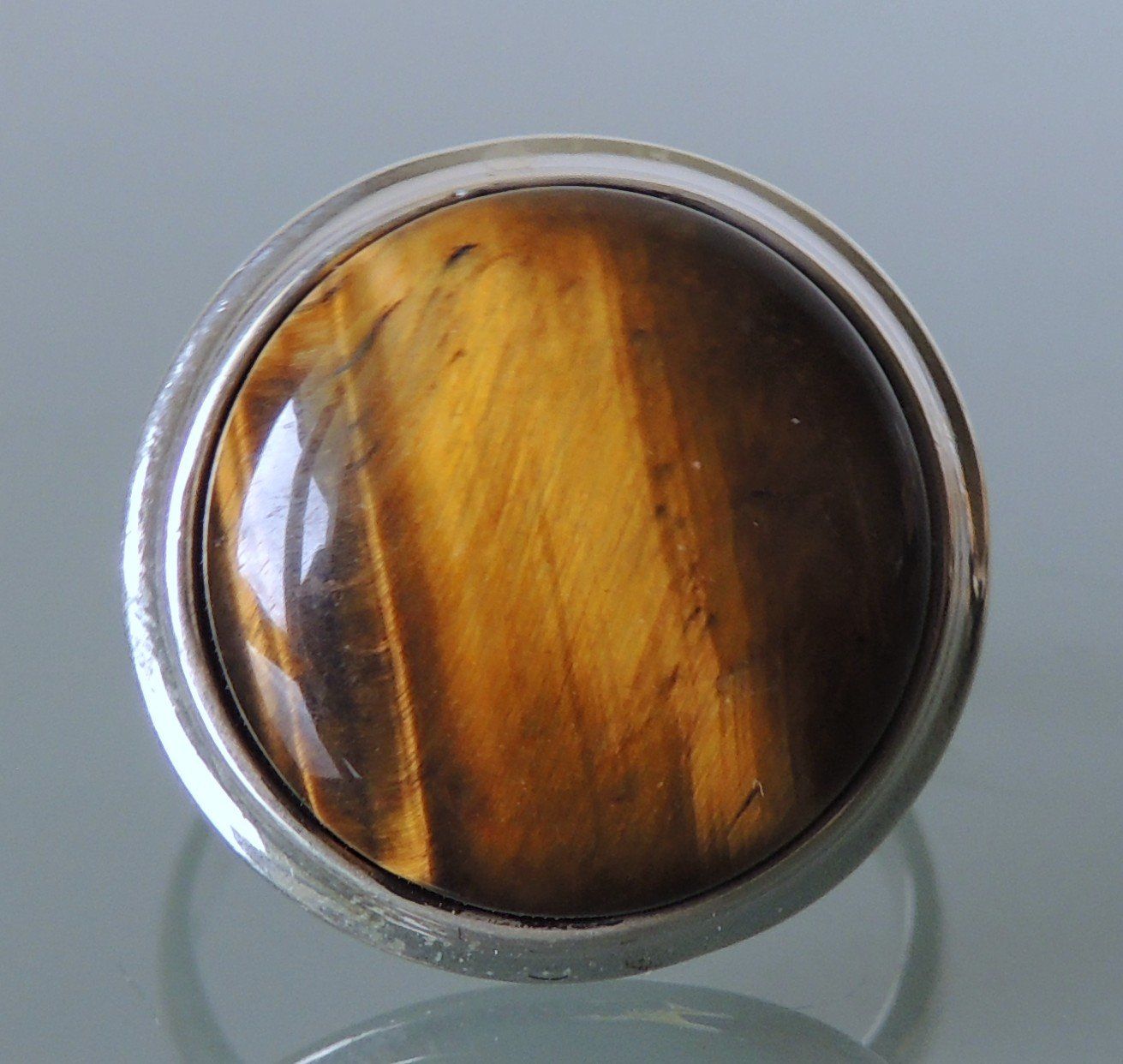 Anelli: Silber 925 Tigerauge Fingerring Gr. 57 – Nuovo e nell'imballaggio originale da Waldenburg venduto da schaller707 3